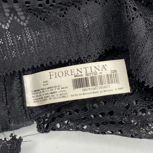 Lace Longline Underwire Black Bra - Picture 2 of 3